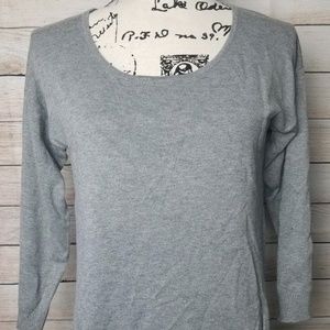 Cable & Gauge Women's Gray Knit Sweater Size Small